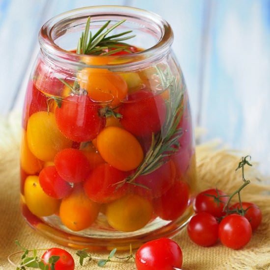 Vodka Infused Tomatoes