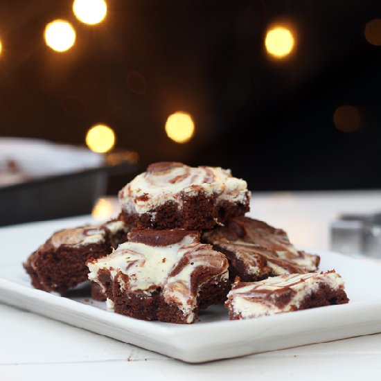 Chocolate and Cream Cheese Brownies