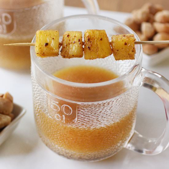 Mulled Pineapple Cocktail