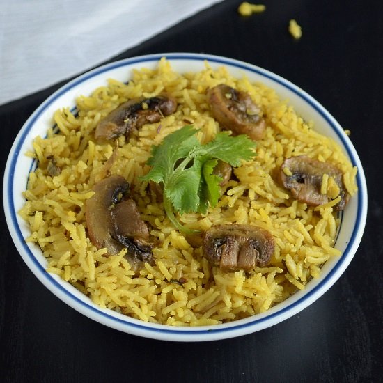 Mushroom Pulao