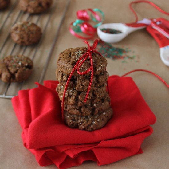 Soft Ginger Molasses Cookies