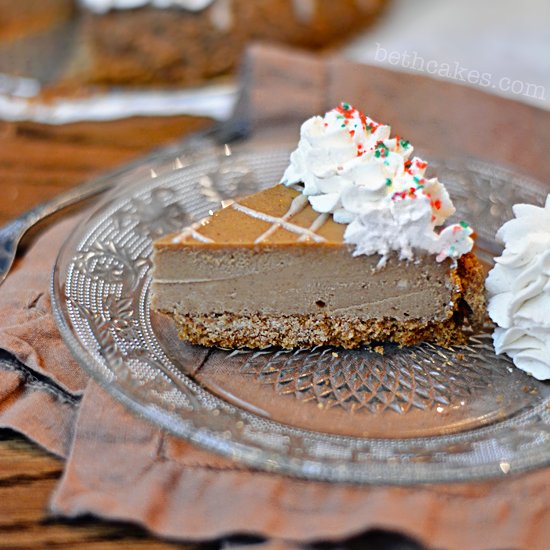 Bourbon Gingerbread Cheesecake