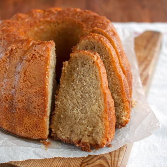 Spiced Honey Syrup Bundt Cake