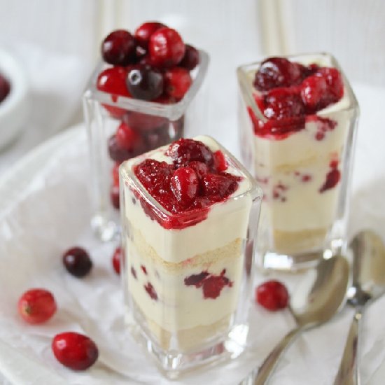 Cranberry Dessert Two Ways