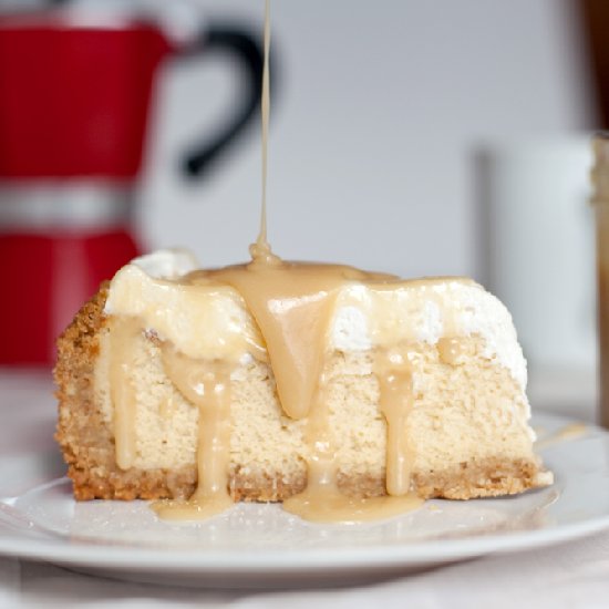 Salted Caramel & Vanilla Cheesecake