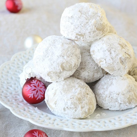 Pecan Snowball Cookies