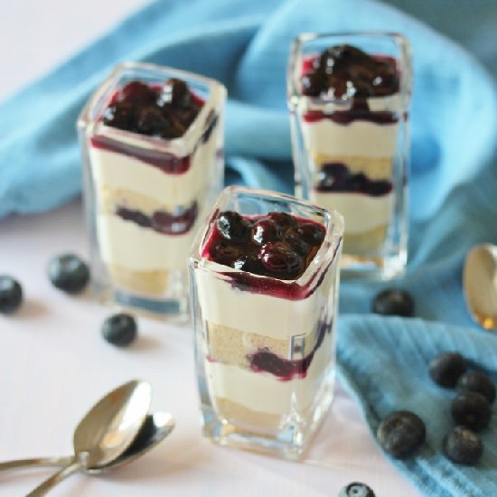 Blueberry Cheesecake Pots