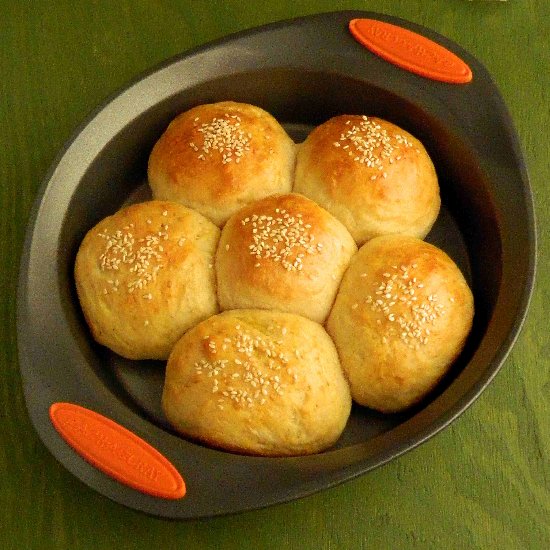 Chicken Stuffed Soft Dinner Rolls