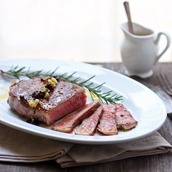 Ribeye w/ Sundried Tomato & Garlic