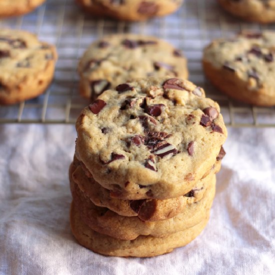 Triple Chocolate Chunk Cookies