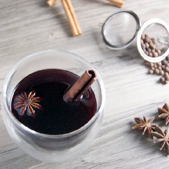 Mulled Wine + Bourbon