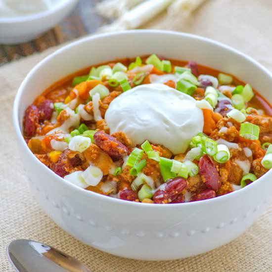 Crockpot Turkey Chili