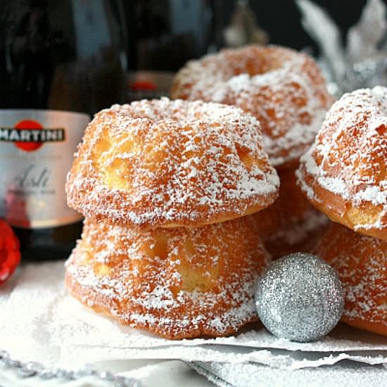 Champagne Lemon Mini Bundt Cakes