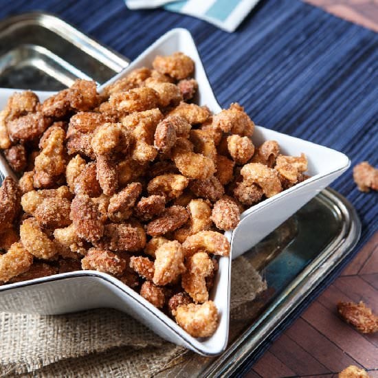 Sweet and Spiced Candied Nuts