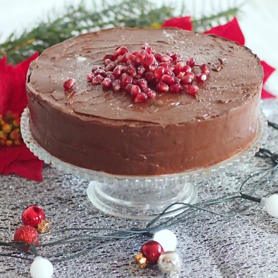 Chocolate Covered Almond Cake