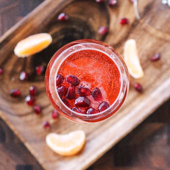 Pomegranate & Clementine Champagne