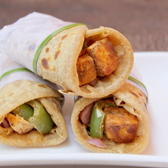 Paneer Tikka Wraps