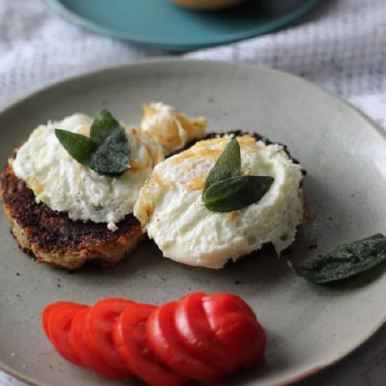 Potato Latkes & Crisped Sage