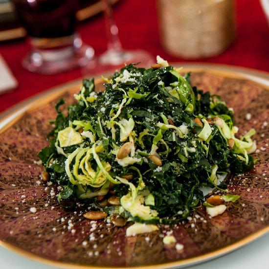 Brussels Sprouts & Kale Salad