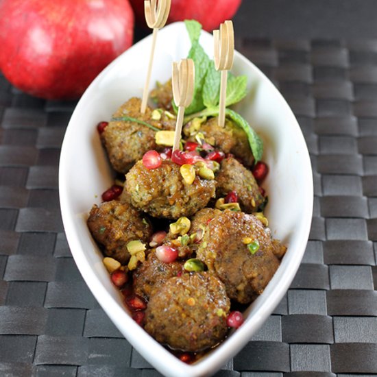 Pomegranate Meatballs