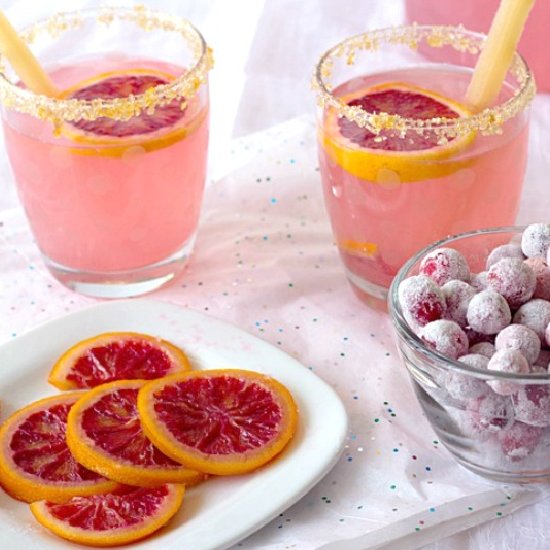 Cranberry & Blood Orange Spritzer