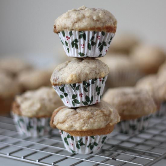 Cinnamon Cookie Butter Mini Muffins