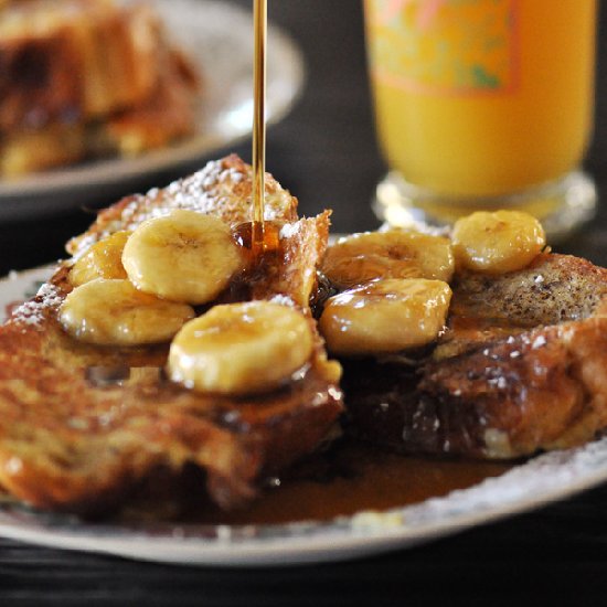 French Toast & Caramelized Bananas