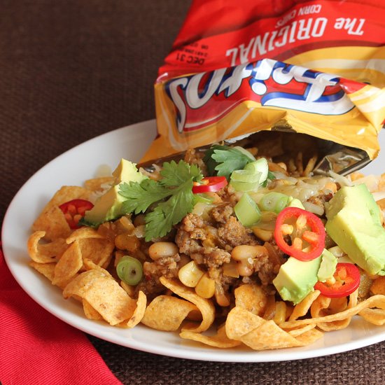 Salsa Verde Frito Pie