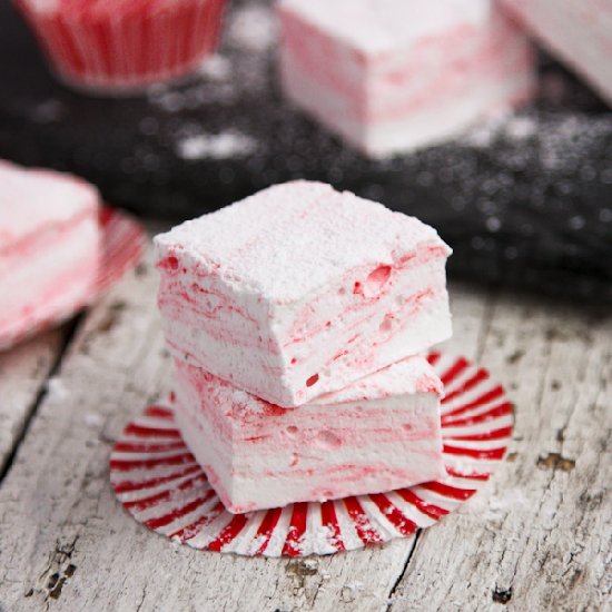 Peppermint Swirl Marshmallows