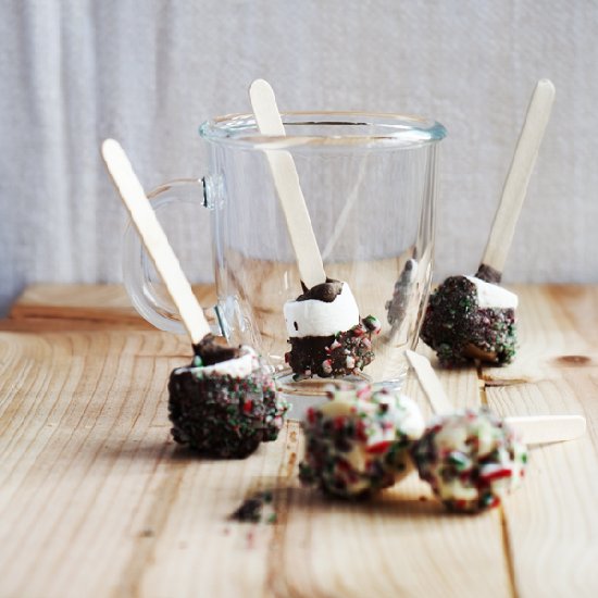 Peppermint Choco Mallows Stirrers