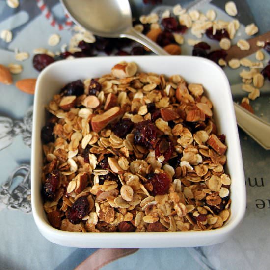 Cranberry Almond Granola