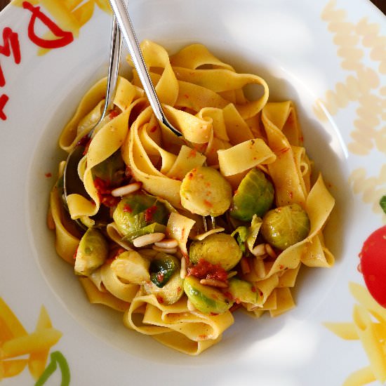 Brussel Sprout Pasta