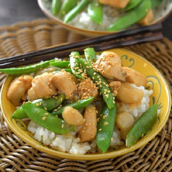 Chicken with Snow Peas