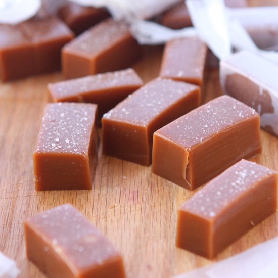 Bourbon Salted Caramels