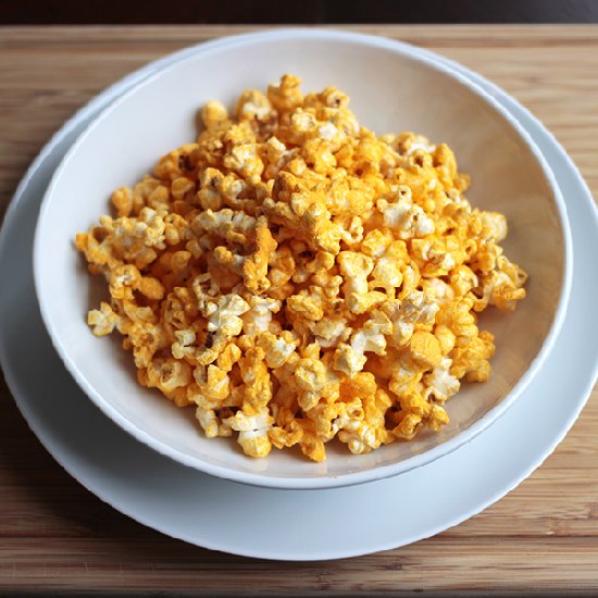 Cheesiest Cheddar Popcorn