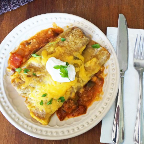 Chili Cheese Enchiladas