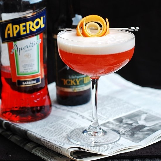 Hoperol Flip Cocktail