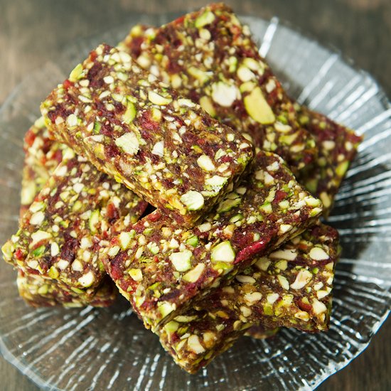 Cranberry Pistachio Orange Larabars