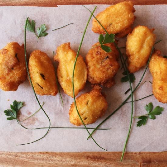 Cheddar and Chive Beignets