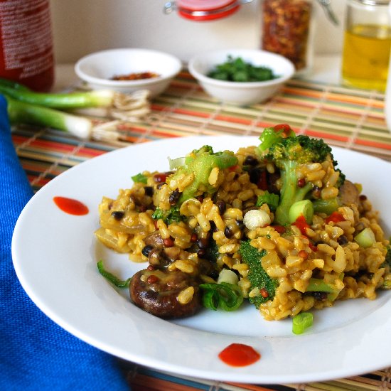 Vegetable Curry Fried Rice