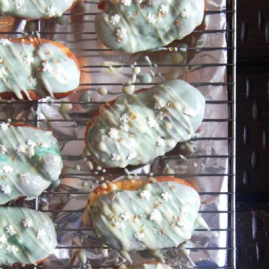 Vanilla Bean Cream Eclairs