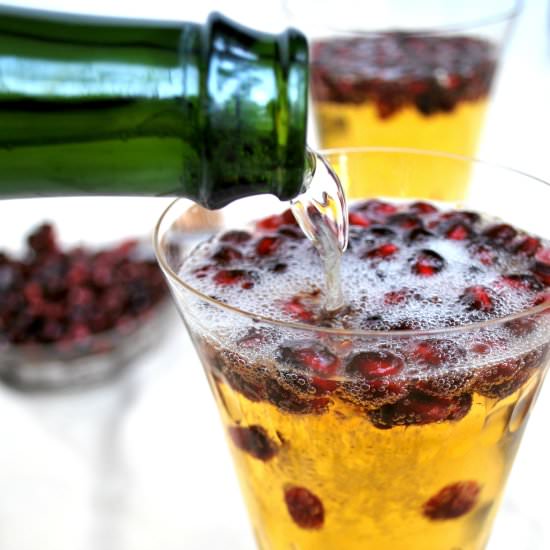 Apple Pomegranate Spritzers