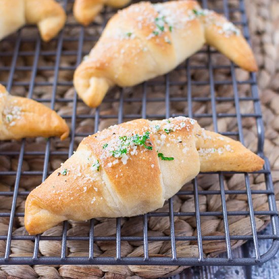 Garlic Parmesan Crescents