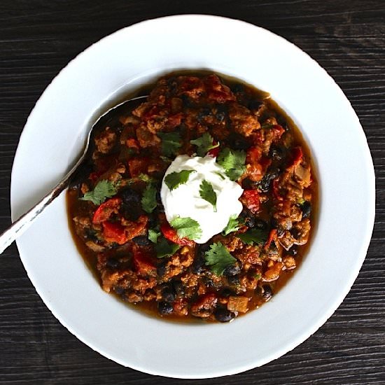 Pumpkin Turkey Chili