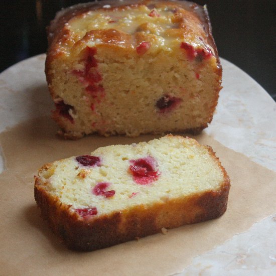 Orange Cranberry Pound Cake