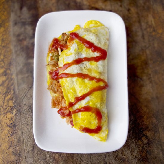 Omurice Japanese Omelet Fried Rice