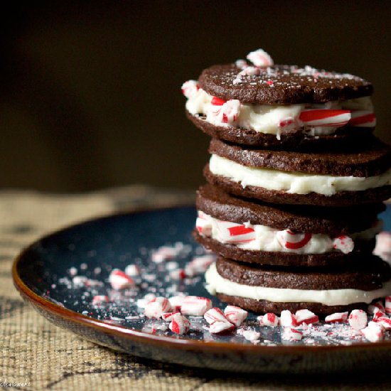 Peppermint Oreos