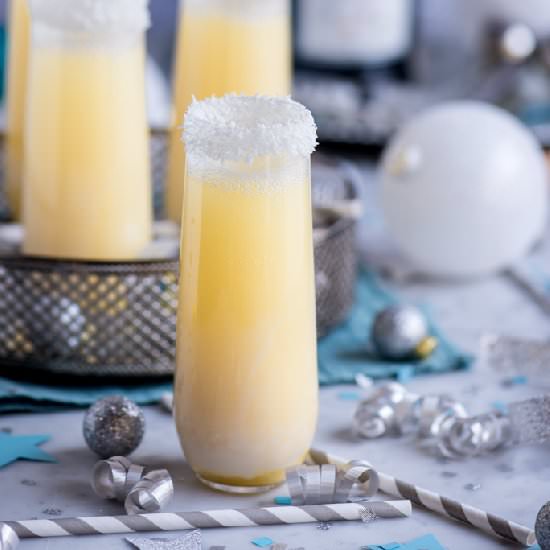 Pineapple Coconut Champagne