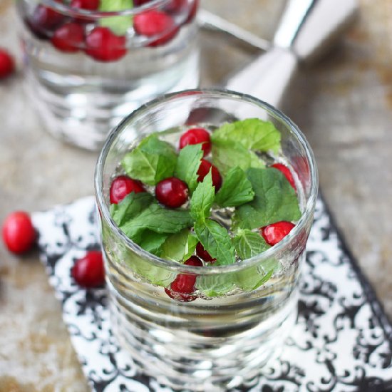 Sparkling Cranberry Cocktails