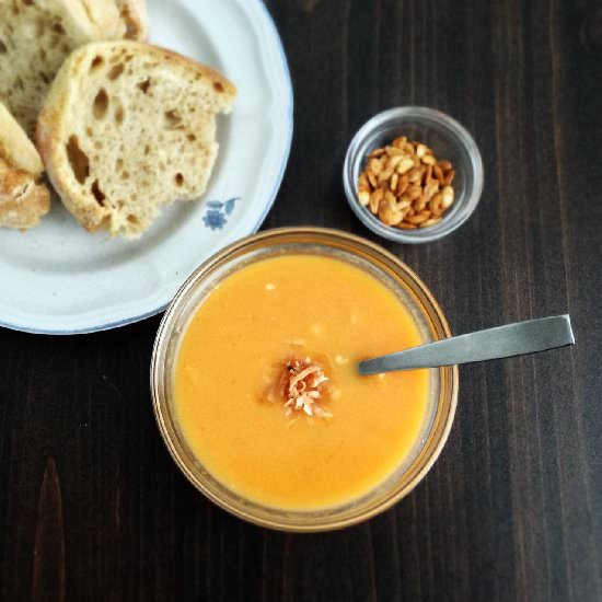 Easy Coconut Butternut Squash Soup